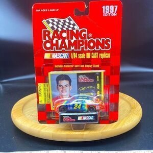 NIOB 1:64 scale 1997 NASCAR car of Jeff Gordon and collectors card